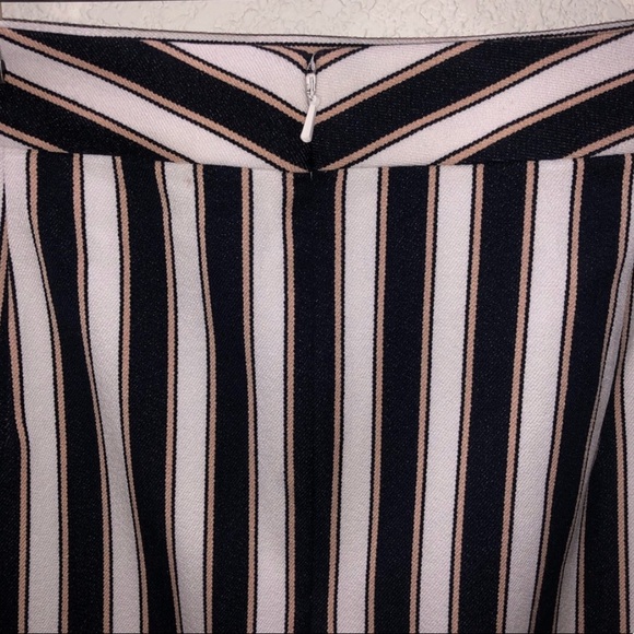 Ann Taylor Striped Flounce Skirt - Picture 4 of 6